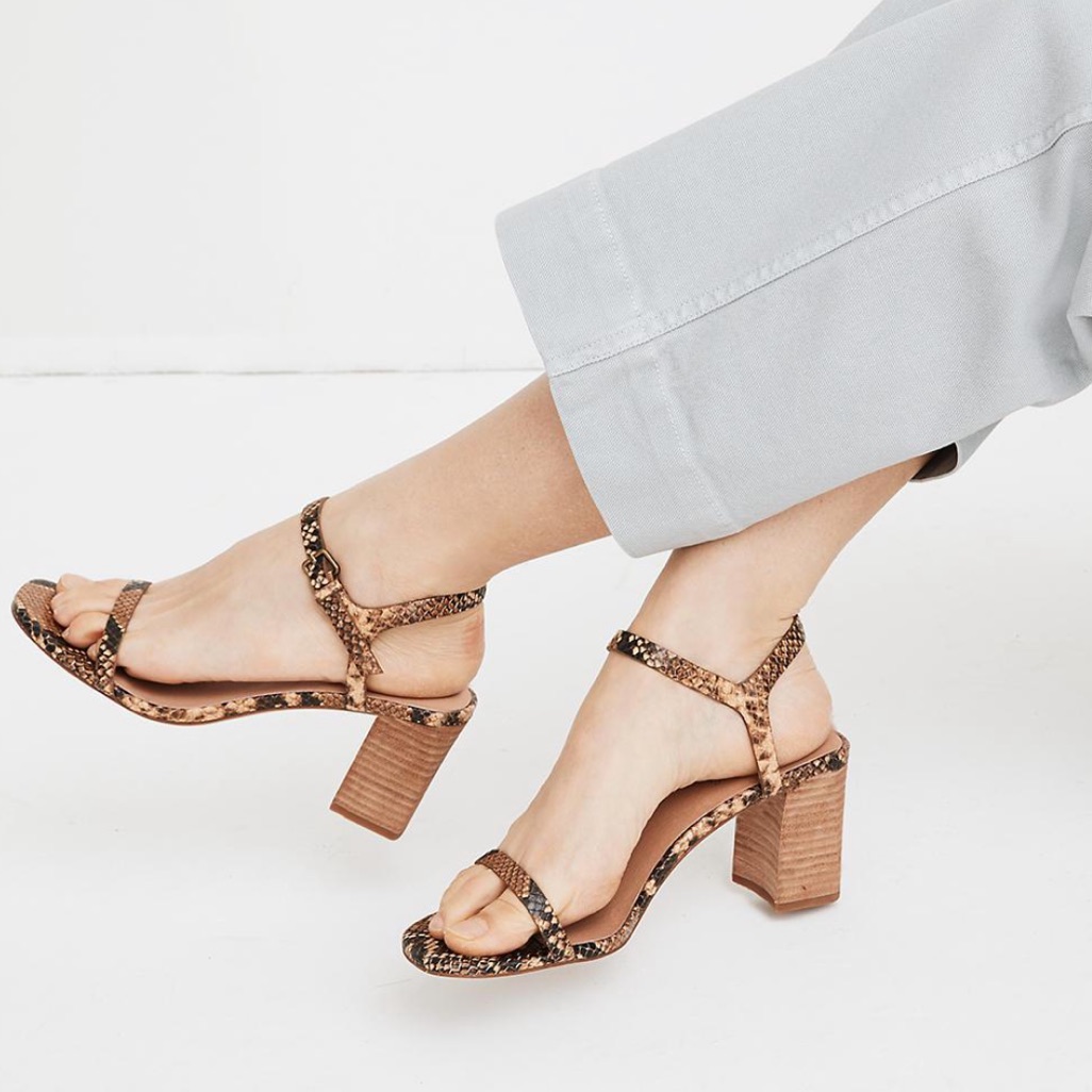 Nwtmadewell The Hollie Ankle-Strap Sandal